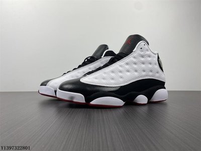 NIKE Air Jordan13 AJ13 熊貓 白藍黑曜石 籃球鞋 414571-144男鞋