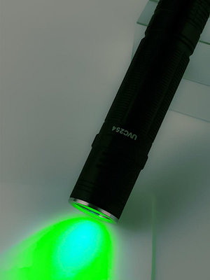 蒂拉手電筒UVC254nm短波深紫外線鑒定礦物科研殺菌燈手電UVB310nmUVB295nm照明燈