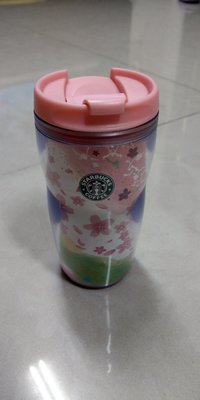 Starbucks 星巴克 2001年 日本櫻花杯 粉色透明 櫻花隨行杯 8oz 240ml ～全新絕版
