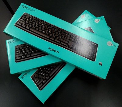 【MR3C】台灣公司貨 含稅附發票 Logitech羅技 K270 無線鍵盤 (此產品是鍵盤沒有滑鼠)