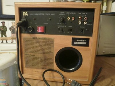 (老高音箱)美國紐約製造 BOSE PRO-A級 10吋重低音主動式喇叭