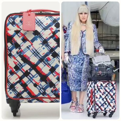 Chanel ❤️ 拉桿旅行袋 行李箱 登機箱 四輪