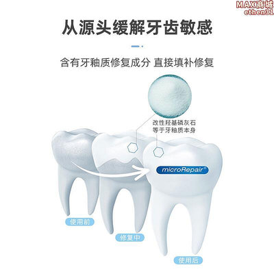 biorepair貝利達進口牙膏修復牙釉質脫敏防抗過敏感專用