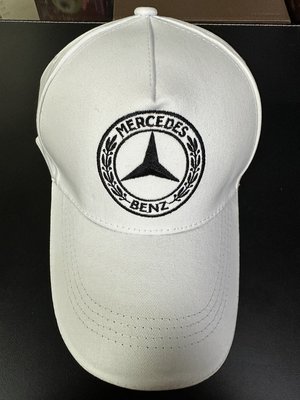 賓士新款白色Mercedes Benz帽子 賽車帽 棒球帽 amg not brabus聖誕節生日送禮運動型男交換禮物