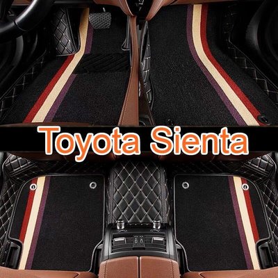 (現貨）適用 Toyota Sienta 雙層全包圍皮革腳墊 汽車腳踏墊