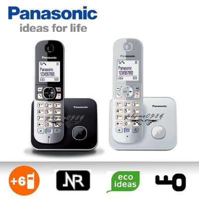 [黑] 全新停電可用大螢幕Panasonic國際牌 KX-TG6811無線電話 另售TGD313TW