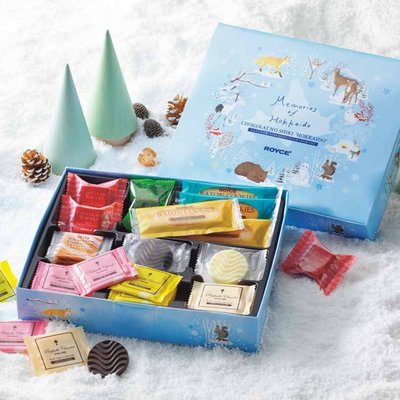 Ariel's Wish-日本北海道ROYCE四季限量版-繽紛綜合禮盒組巧克力威化夾心巧克力餅乾脆菓巧克力酥片-現貨1
