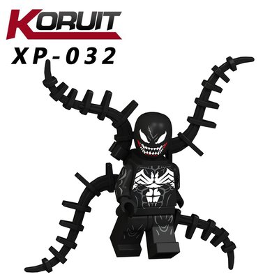 【積木班長】XP032 猛毒 毒液 VENOM 漫威 復仇者 超級英雄 人偶 袋裝/相容 樂高 LEGO 積木