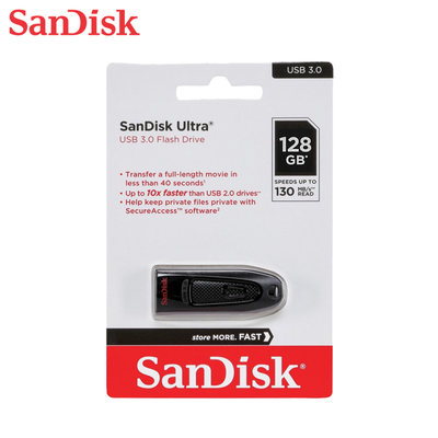 SANDISK 128G Ultra CZ48 USB 3.0 隨身碟 (SD-CZ48-128G)