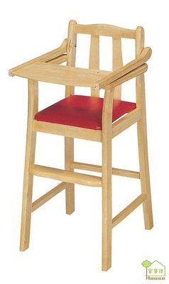 [ 家事達] TMT 寶寶實木椅/餐椅-皮椅面 TAR-26 特價