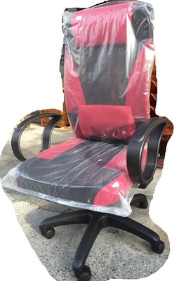 《鑫進行》全新 辦公椅 電腦椅 躺椅 紅黑色 紅色 輪子 透氣 網狀