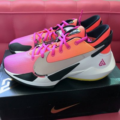 【正品】Nike Zoom Freak 2 EP 字母哥 橙紫漸變 運動 籃球 DB4738-600潮鞋