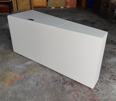 美生活館 全新訂製家具 客製化商品 純白色 上掀式床頭箱 擋樑收納箱 不規則收納箱
