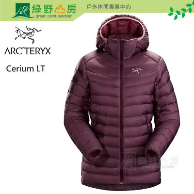 《綠野山房》Arc'teryx 始祖鳥 女 CERIUM LT 羽絨外套 850FP 登山保暖連帽外套 紫紅 26125