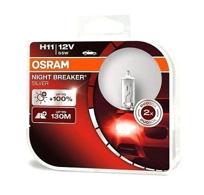預購 H11 Osram Night Breaker Silver 64211NBS +100% more light +130M vision h7