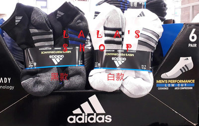 好市多 adidas 愛迪達男運動短襪-6入 單一尺寸 適合鞋子尺寸:US6~12COSTCO代購