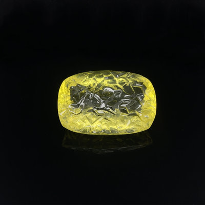 檸檬水晶(Lemon Quartz)裸石98.18ct [基隆克拉多色石Y拍]