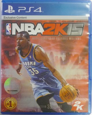 PS4 美國職業籃球 NBA 2K15 (中文版)**(二手片-光碟約9成8新)【台中大眾電玩】電視遊樂器專賣店