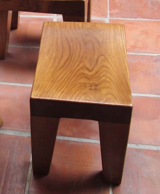 【肯萊柚木傢俱館】獨特 自然風 柚木製造 大塊製作 全實木 休閒椅 穿鞋椅 矮凳 限量商品