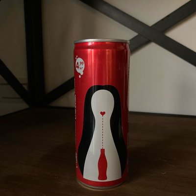 可口可樂手拿罐 細長罐 克羅埃西亞 情人節特別版 250ml