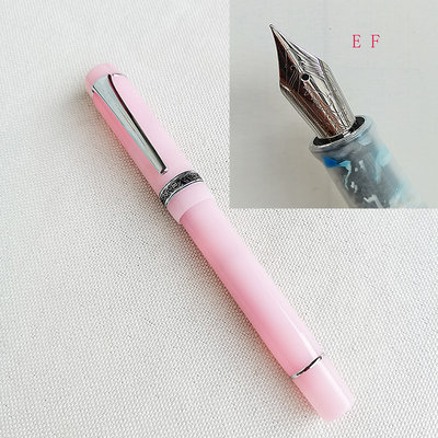 【上品名筆工藝坊】粉紅 凱格露KAIGELU 至尊系列 高級銥金明尖鋼筆 #316 全壓克力筆身
