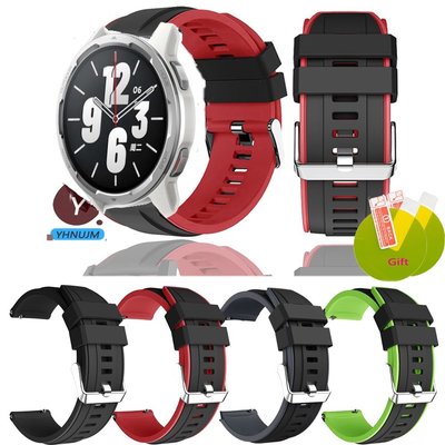 XIAOMI 小米手錶 S1 主動錶帶智能手錶矽膠錶帶智能手錶錶帶更換腕帶手錶 S1 屏幕保護膜配件
