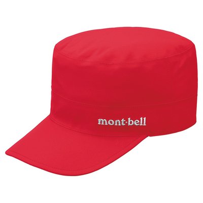 【mont-bell】1128629 POP紅【Gore-tex/70D/工作帽】Meadow Work GTX 防水帽