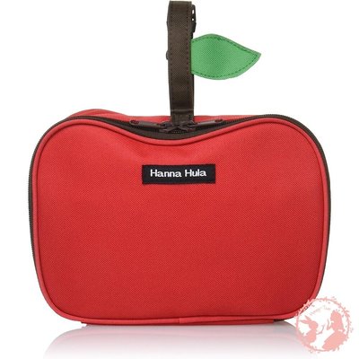 日本Hanna Hula萬用防水媽媽包 兒童尿布包 收納包 外出收納化粧包-蘋果款