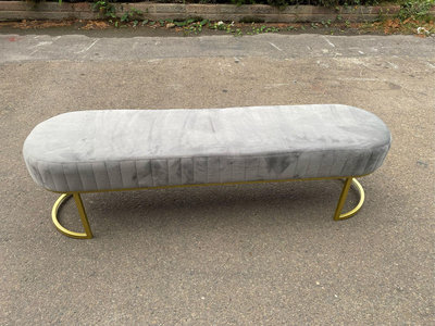 彰化二手貨中心(原線東路二手貨) -----庫存品 絨布面設計 長椅凳