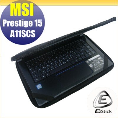 【Ezstick】MSI Prestige 15 A11SCS 三合一超值防震包組 筆電包 組 (15W-SS)
