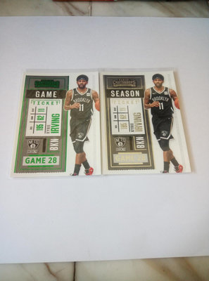 20-21 Contenders - Game Ticket #73 - Kyrie Irving （2張一起賣）