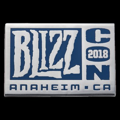 【丹】暴雪商城_2018 暴雪嘉年華 BlizzCon 2018 Logo Pin 別針 收藏 紀念