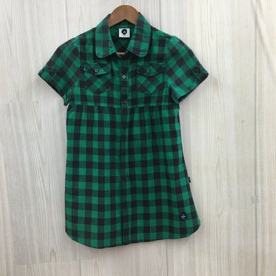 【愛莎＆嵐】Target 女 綠色格子襯衫 / S 1090512