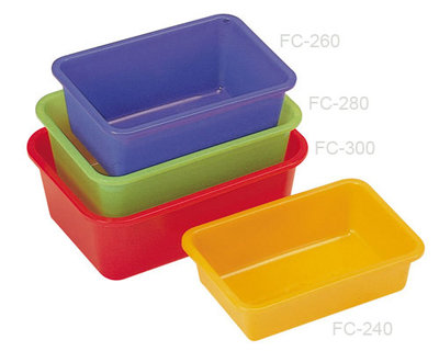 ☆88玩具收納☆280深皿 FC280 方形密林 公文籃 塑膠盒 食品盒 收納盒 整理籃 玩具盒 文具盒 分類盒 4L