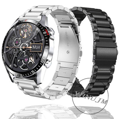熱銷 CK29 運動智慧手錶 錶帶 金屬 不銹鋼 CK30 金屬錶帶 CK智慧手錶錶帶 V watch (復古圓形表框款)錶帶-可開發票