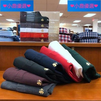 ❤小鹿臻選❤現貨正品 Brooks Brothers/布克兄弟夏新款純色經典T恤短袖翻領修身Polo衫