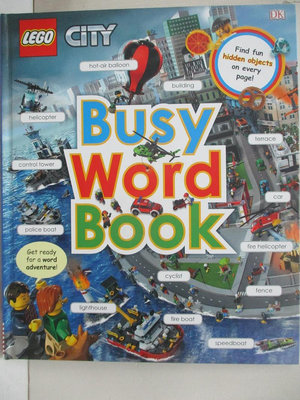 【書寶二手書T1／少年童書_EWN】LEGO City Busy Word Book_DK