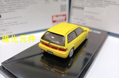 Hobby Japan 1 64 本田思域改裝雙門跑車模型Civic EF9 SIR II 黃