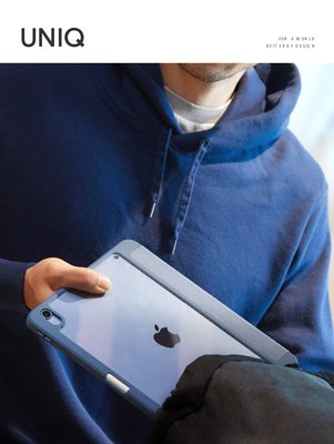 保護殼 iPad Air 10.9吋 2022 /2020 UNIQ Moven 磁吸帶筆槽透明平板保護套 平板保護殼