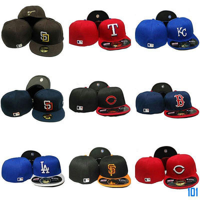 街頭集市MLB尺寸帽 棒球帽子 不可調整 LA 嘻哈 街舞 男女通用 太陽帽 反戴 全封閉 大尺碼 NY 平簷帽