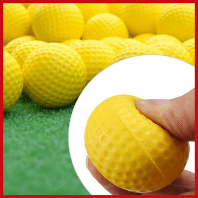 ⛳️高爾夫室內PU練習球 (單顆入) 軟球 訓練球 室內揮桿練習 (顏色隨機)【GF08003-1】99愛買