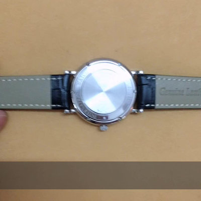 原裝BINGER賓格真皮錶帶 薄款牛皮錶帶配 針扣男女通用錶鍊20mm