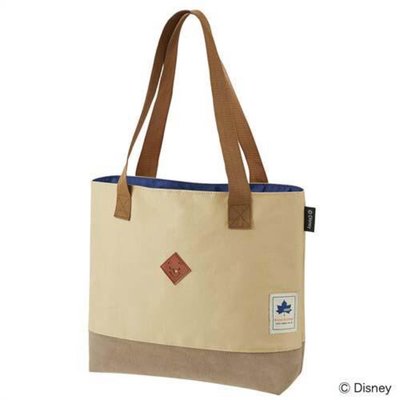 依庫斯～日本迪士尼正版授權 LOGOS維尼經典手提袋 購物袋 收納包 折疊收納包