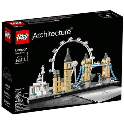 (全新未拆 ) LEGO 樂高 21034 Architecture 建築 倫敦 London (請先問與答)