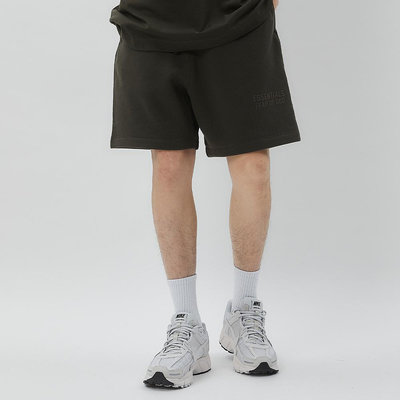FOG Essentials Shorts 男款 女款 黑色 抽繩 運動 復古 休閒 短褲 160BT222000F
