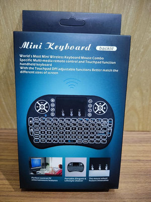 (全新)mini keyboard 小鍵盤 飛鼠鍵盤  安博盒子 機上盒