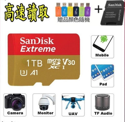 【現貨】 記憶卡 SanDisk Extreme 1TB MicroSD 256G A2 U3 高速記憶卡