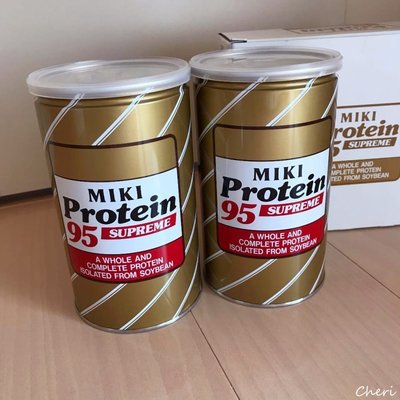 BLANC_松柏 日本 MIKI 三基 大豆蛋白95 大豆異黃酮 475公克*2罐 (效期2024/10) 高蛋白粉