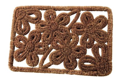 【德國Redecker】花草樣式 纖維刷門墊 刷子地墊 椰子纖維門前踏墊 植物纖維腳踏墊 刮泥墊 除塵墊 玄關墊 迎賓墊