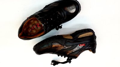 [統帥鞋城]zobr路豹B799A黑銀真皮超好穿氣墊休閒鞋大特價1100